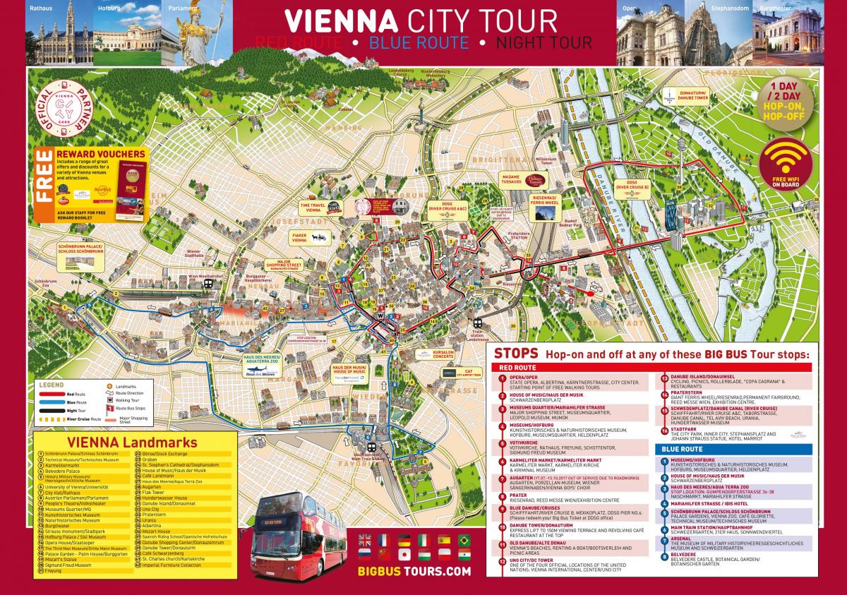stor buss Wien karta