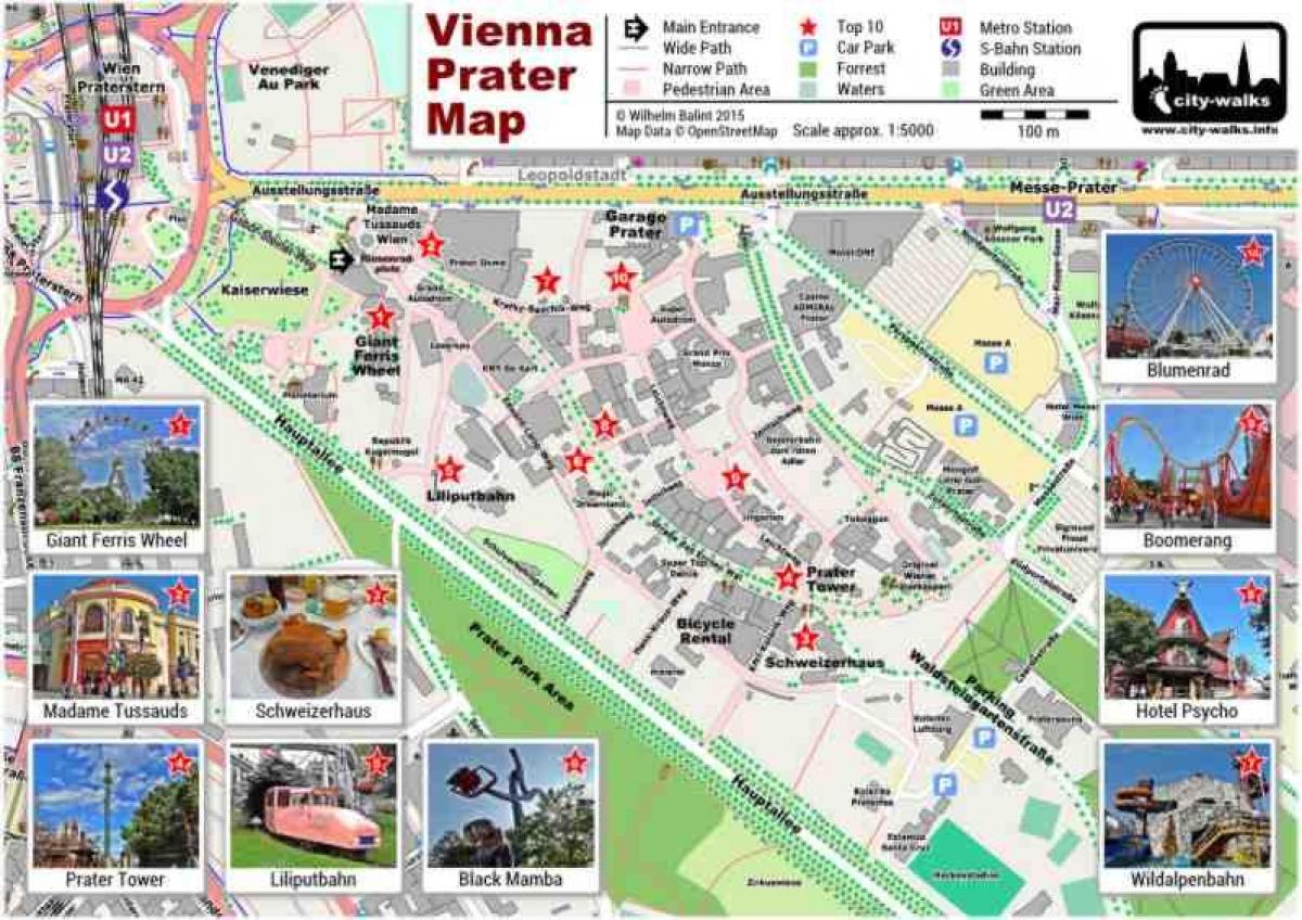 Karta över Wien park-and-ride