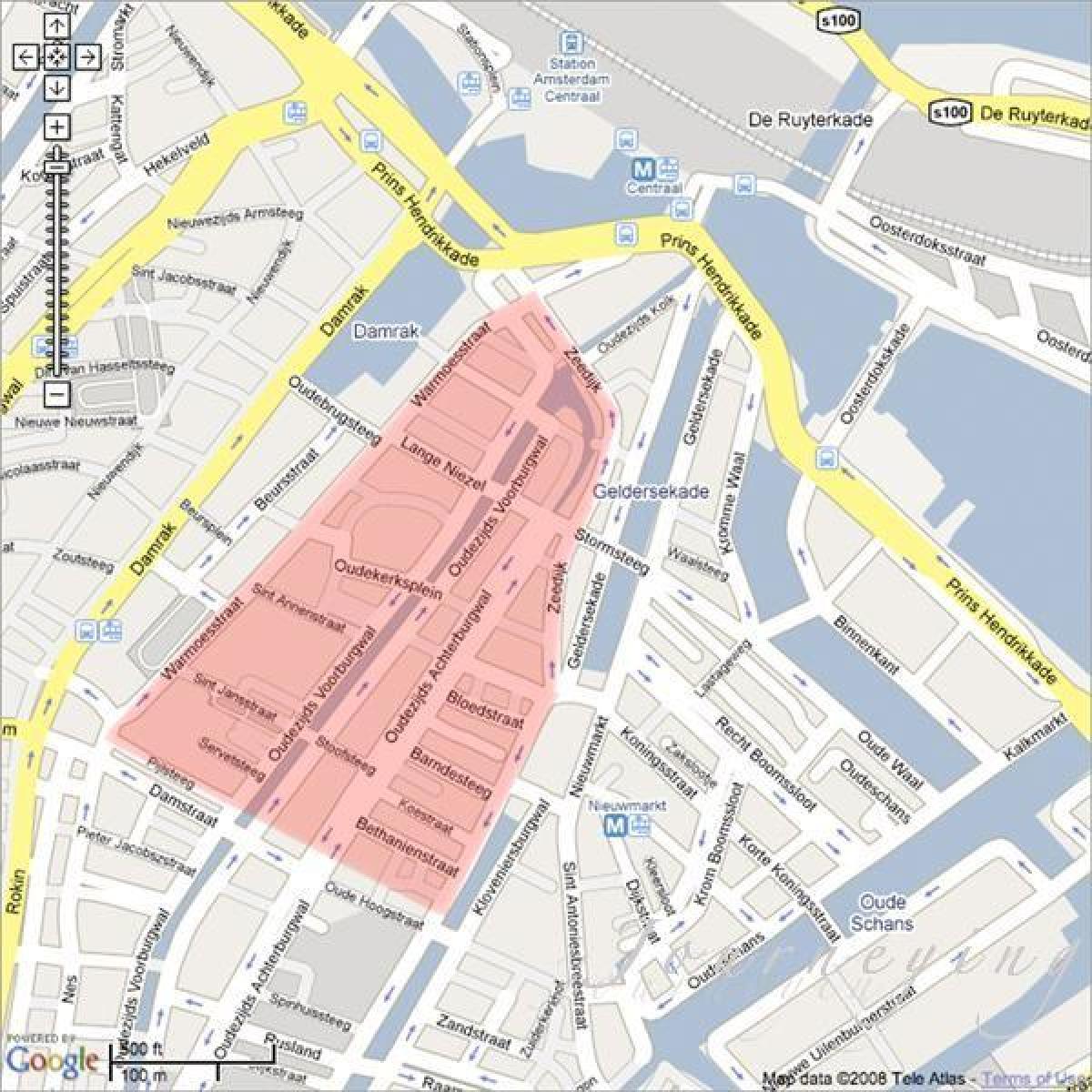 Karta över Wien red light district