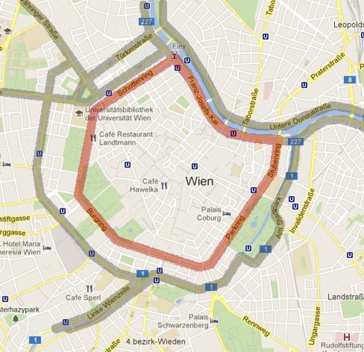 Wiens 7: e distrikt karta
