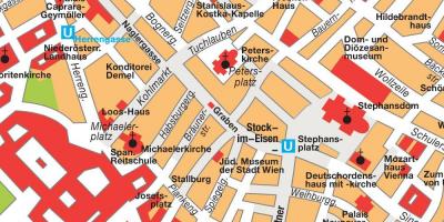 Wien downtown karta