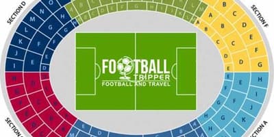 Karta över ernst happel-stadion