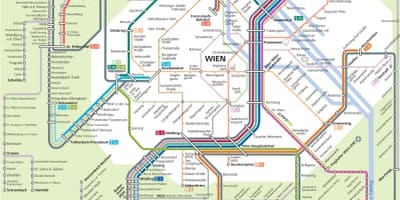Wien light rail-karta