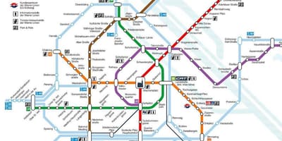 Wien tunnelbana karta