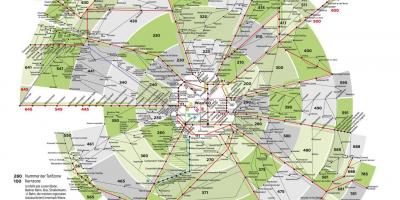 Karta över Wien metro zon 100