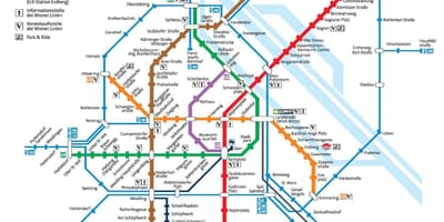 Wien kollektivtrafik karta