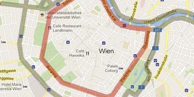 Wiens 7: e distrikt karta
